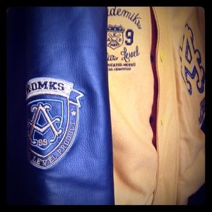 Akademiks Jeanius letterman jacket